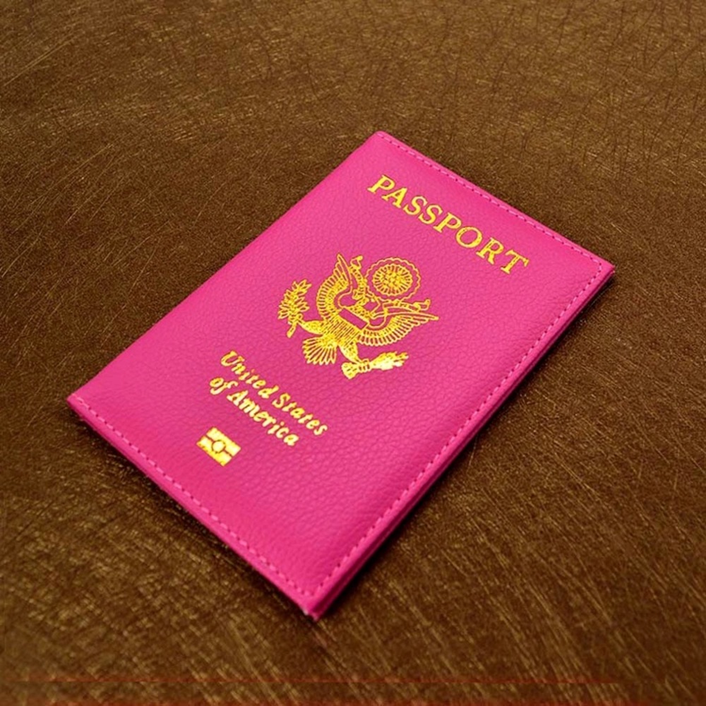 Passport Cover (hot pink)